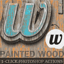 Painted Wood Photoshop Action