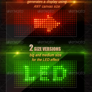 LED Sign Photoshop Action