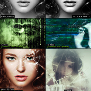 180 Premium Proffessional Photo Effects Action Bundle