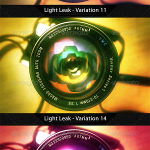 Motion Picture Light Leak Effects