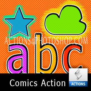 Comics Text Action