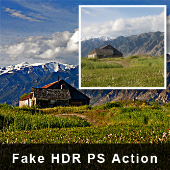 Free Fake HDR Photoshop Action