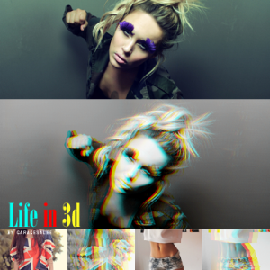 Free 3D Anaglyph Photoshop Action