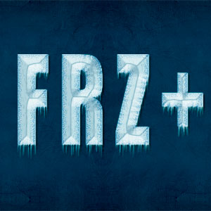 Frozen Text Effect Action