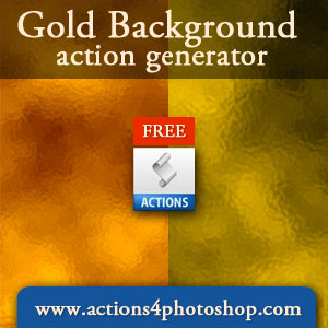 Gold Background Action Generator