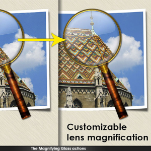 Magnifying Glass Photoshop Action