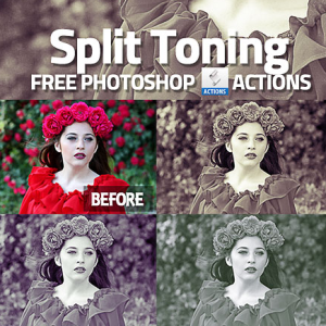Split Toning Photoshop Action Free
