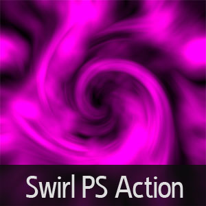 Swirl Effect Photoshop Action