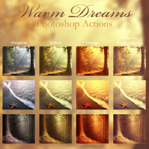 Warm Color Photoshop Actions